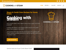 Tablet Screenshot of cookingwithsteam.com